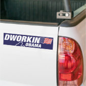 Dworkin 2012 GYNOCRATICの引き継ぎ バンパーステッカー (トラック上)