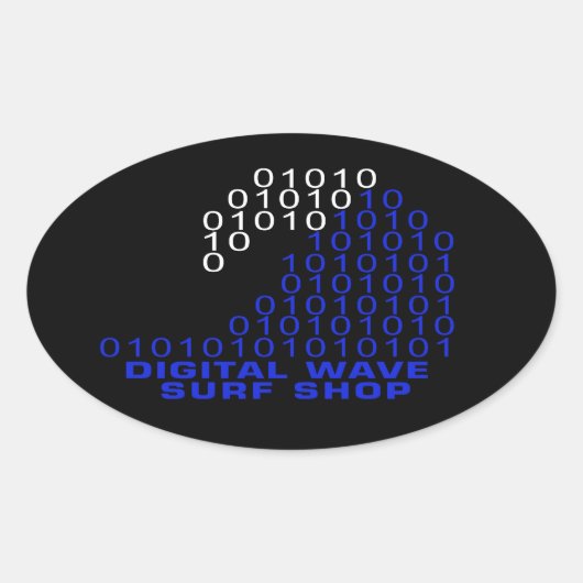 DWSSロゴシール 楕円形シール (正面)