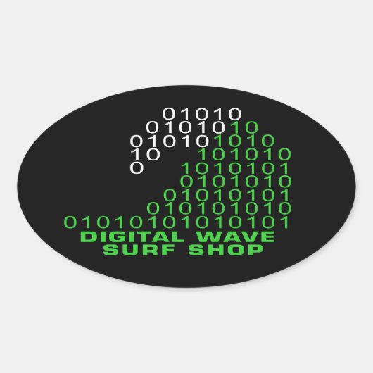 DWSSロゴシール 楕円形シール (正面)