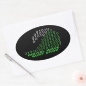 DWSSロゴシール 楕円形シール (封筒)