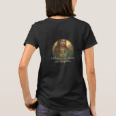 Dwynwen 明るさこそが心を射止める Quote Tシャツ (裏面)