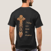 Dwynwen 陽気さほど心を射止めるものはない tシャツ (裏面)