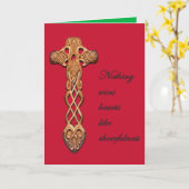 Dwynwen Nothing Wins Hearts Like Cheerfulness  カード (黄色い花)