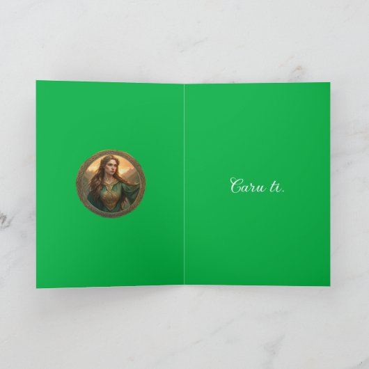 Dwynwen The Patron Saint Of Lovers カード (内部)