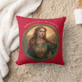 Dwynwen The Patron Saint Of Lovers クッション (ブランケット)