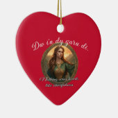 Dwynwen The Patron Saint Of Lovers セラミックオーナメント (右)