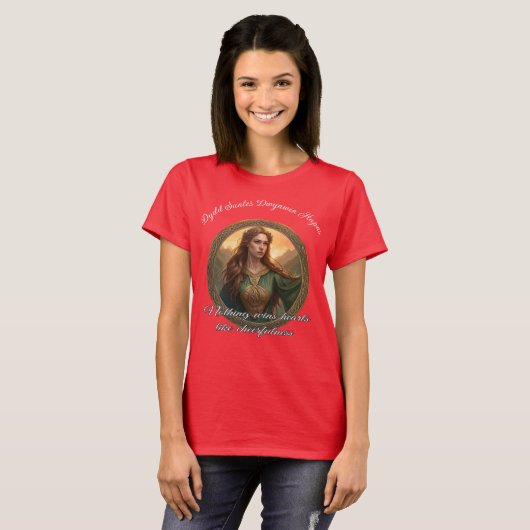 Dwynwen The Patron Saint Of Lovers Tシャツ (正面フル)