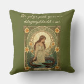 Dwynwen's Well And Sacred Fish クッション (裏面)