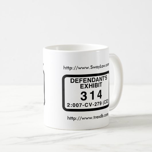 DX 314のマグ コーヒーマグカップ (正面右)