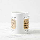 DX 4623のマグ コーヒーマグカップ (中央)