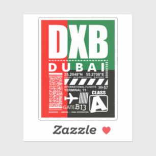 DXBエアポートドバイ シール