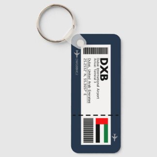 DXBドバイボーディングパス – ドバイチケット キーホルダー