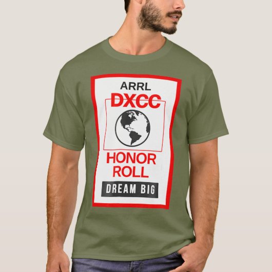 DXCC Honor Roll Ham Radio  - Black ARRL Hamradio Tシャツ (正面)
