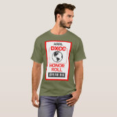 DXCC Honor Roll Ham Radio  - Black ARRL Hamradio Tシャツ (正面フル)