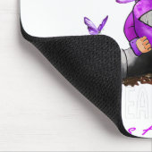 Dy In May We衣服パープルルパス認識度月 マウスパッド (コーナー)