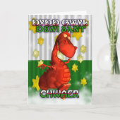 Dydd Gwyl Dewi Sant, St David's Day, Welsh Card, D カード (正面)