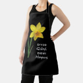 Dydd Gyl Dewi Hapus Hapus Happy St David's Day エプロン (インサイチュ)