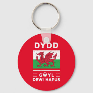 Dydd Gyl Dewi Hapusŵハッピーセントダビッドデイ3 キーホルダー