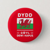 Dydd Gyl Dewi Hapusŵハッピーセントダビッドデイ3 缶バッジ (正面)