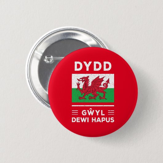 Dydd Gyl Dewi Hapusŵハッピーセントダビッドデイ3 缶バッジ (正面&裏面)
