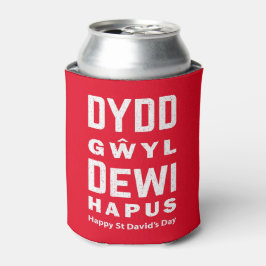Dydd Gyl Dewi Hapusŵハッピーセントダビッドデイ4 缶クーラー