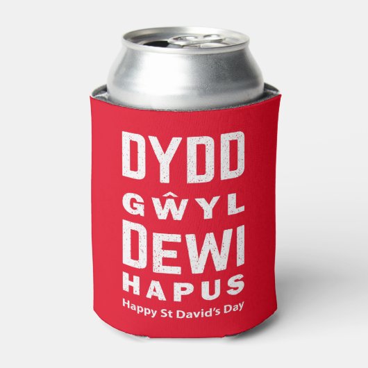 Dydd Gyl Dewi Hapusŵハッピーセントダビッドデイ4 缶クーラー (缶正面)