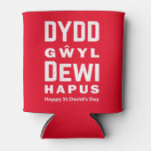 Dydd Gyl Dewi Hapusŵハッピーセントダビッドデイ4 缶クーラー (正面)