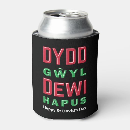 Dydd Gyl Dewi Hapusŵハッピーセントダビッドデイ5 缶クーラー (缶正面)