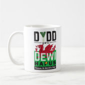 Dydd Gyl Dewi Hapusŵハッピーセントダビッドデイ6 コーヒーマグカップ (左)