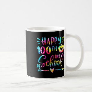 Dye Happy 100th Day学校先生100日 コーヒーマグカップ
