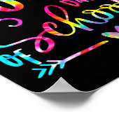 Dye Happy 100th Day学校先生100日 ポスター (角)