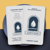 Dyeing & Dry Cleaning Vertical 名刺