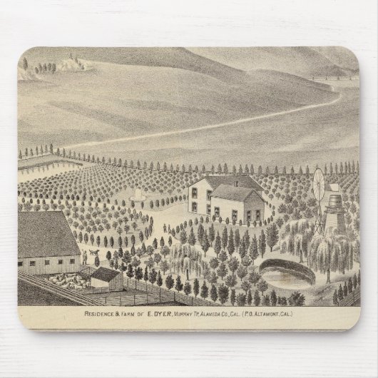 Dyer、Hupersのプロパティ マウスパッド (正面)