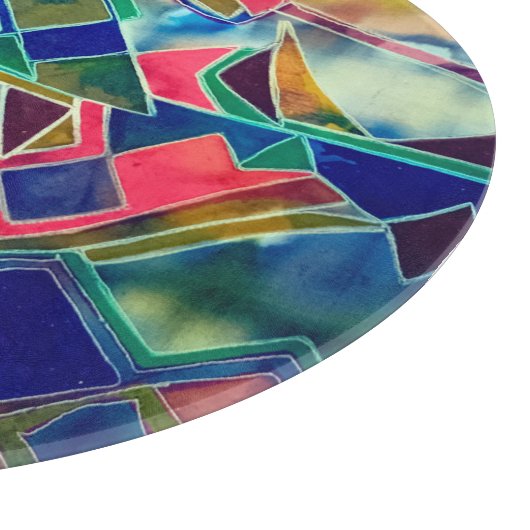 Dyes pattern カッティングボード (角)