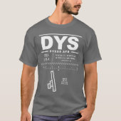 DYESS AFB空力基準DYS Tシャツ (正面)
