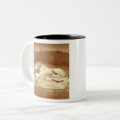 Dying Lion of Luzern - Löwendenkmal ツートーンマグカップ (正面左)