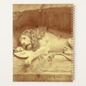 Dying Lion of Luzern - Löwendenkmal プランナー手帳 (裏面)