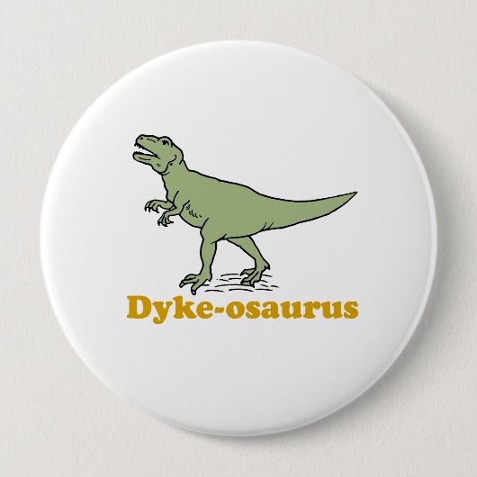 Dykeasaurus 缶バッジ (正面)