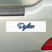 Dylan名blue AufkleberステッカーAutoaufkleber バンパーステッカー (車上)