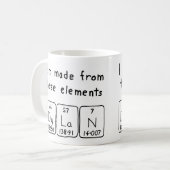 Dylan定期テーブル名mag コーヒーマグカップ (正面左)