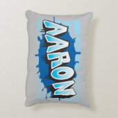 Dylan Graffiti Wall Your Name アクセントクッション (裏面(縦))