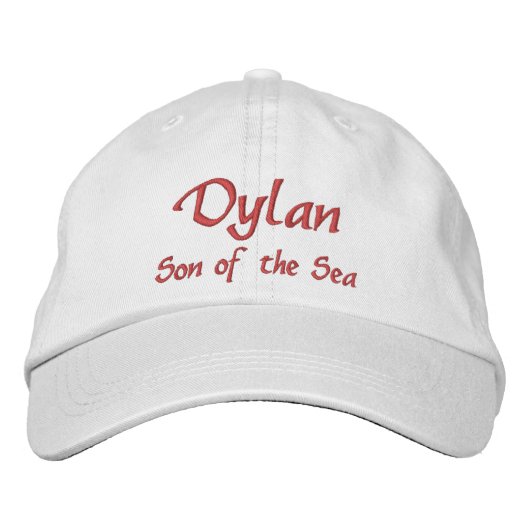 Dylan Name Cap/帽子 刺繍入りキャップ (正面)