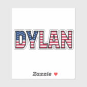 Dylan Name Vorname USA Sticker Stickerset シール (シート)