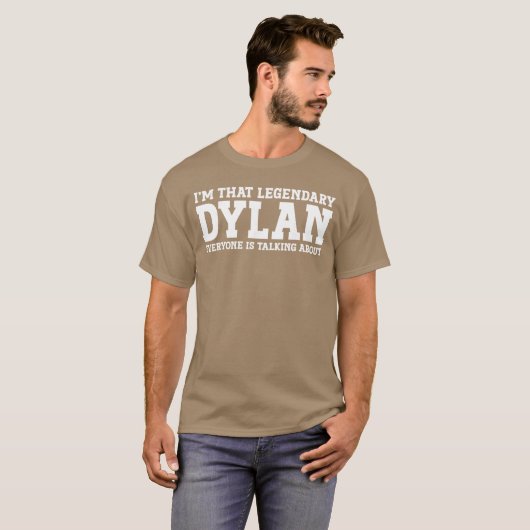 Dylan Personal Name Funny Dylan family Tシャツ (正面フル)