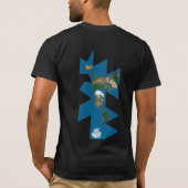 dymaxionの見通し tシャツ (裏面)