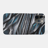 Dynamic Abstract Design of Interlocking Metallics Case-Mate iPhoneケース (裏面(横))