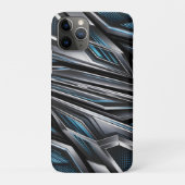 Dynamic Abstract Design of Interlocking Metallics Case-Mate iPhoneケース (裏)