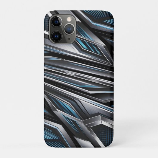 Dynamic Abstract Design of Interlocking Metallics Case-Mate iPhoneケース (裏)