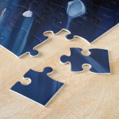 Dynamic Abstract Explosion Colorful Oil Painting ジグソーパズル (側面)