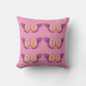 Dynamic Butterfly Swirl Pillow クッション (正面)